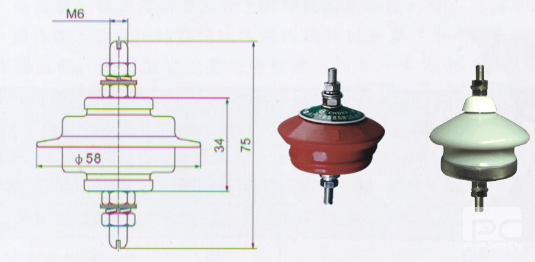 HY1.5W-0.28/1.3、HY1.5W-0.5/2.6低压型避雷器