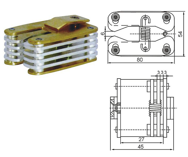 GC6-400A拉簧式扁触头80&times;45(8片)